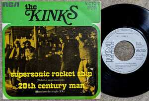 The Kinks-Supersonic Rocket Ship/20th Century Man★西デモOrig.白ラべ7&#34;/マト1