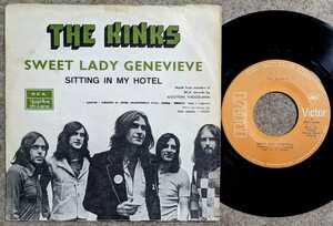 The Kinks-Sweet Lady Genevieve★ユーゴスラヴィアOrig.7&#34;
