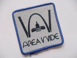 ビンテージ AREA WIDE アスファルト 工事 会社 ロゴ プリント ワッペン/企業 パッチ 刺繍 USA 古着 アメリカ ① 482