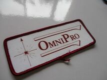 ビンテージ OMNI PRO 方位磁石 ロゴ プリント 会社 ワッペン/企業 パッチ 刺繍 USA 古着 アメリカ 482_画像3