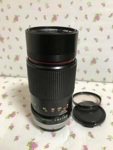 中望遠 CANON FD 200mm f4 S S C フード内藏 良品