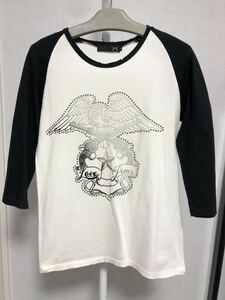 ロアー roar メンズ　七分袖 Tシャツ メタル　2　(M)　美品