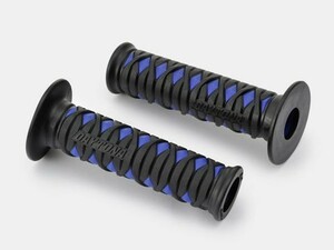 デイトナ 99264 GRIPPY GRIP グリッピーグリップ GG-D-KATANA 120mm ブラック×ブルー ハンドルグリップ エンド貫通