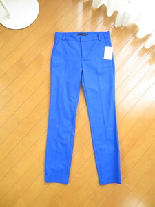 4990 jpy ZARA blue stretch ankle pants US2(S corresponding ) new goods 