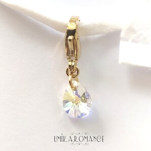 小さな 小さな 雫 ( チャーム ) ★ 金具変更可