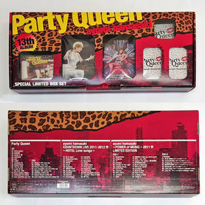 ■【美品】浜崎あゆみ『Party Queen』SPECIAL LIMITED BOX SET 【CD+DVD+DVD】【ハーフ・パイント・グラス、コルクコースター】