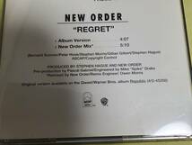 (CDシングル) New Order●ニュー・オーダー/ Regret アメリカ盤　_画像2