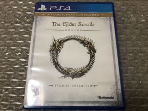 PS4 海外版ソフト the elder scroll online tamriel unlimited 即決!国内本体動作可 送料無料 北米版