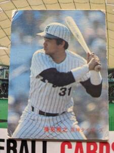1982年 カルビー プロ野球カード 阪神 掛布雅之 No.182
