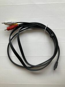 平形プラグ RCA端子 ガラケー 携帯電話接続ケーブル（150cm）