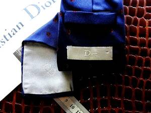 ◆E1458N◆在庫処分SALE◆【Ｄｉｏｒ】ディオール　オム　の「総CDロゴ」ネクタイ★