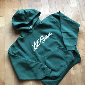 【筆記体ロゴ・希少】90's L.L.Bean × RUSSEL (エルエルビーン × ラッセル)スウェット パーカー サイズ YOUTH「L」