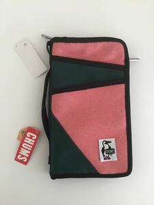 CHUMS(チャムス)トラベルケース/Travel Case Sweat Nylon/マルチ オーガナイザー/カードケース/GREEN