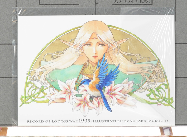 [Unused New Item]1995 RECORD OF LODOSS WAR Calendar Appendix Postcard(Yutaka Izubuchi ) ロードス島戦記 絵葉書 出渕裕[tagロードス] 