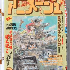 1994 Animege Nausicaa Last Inning Commemorative Color Cover(Hayao Miyazaki)風の谷のナウシカ 最終回記念表紙 宮崎駿[tag8808]