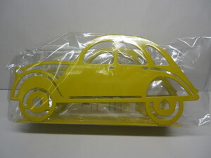 * super-rare rare *CITROEN* Citroen napkin holder * napkin stand * steel made * yellow color * new goods * unused goods * outside fixed form postage 300 jpy *