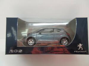 * очень редкий редкостный *PEUGEOT Peugeot 208 2012 год * миникар * стальной серый * NOREV Norev производства * новый товар * не использовался товар *1|64 шкала *