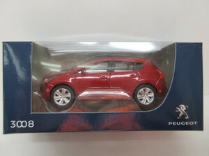 * супер редкий цвет *PEUGEOT Peugeot 3008 первое поколение 2013 год * миникар * красный симпатичный * NOREV Norev производства * новый товар * не использовался товар *1|64 шкала *