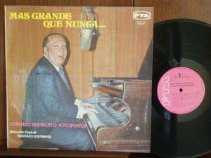 LORENZO HUMBERTO SOTOMAYOR/MAS GRANDE QUE NUNCA-323 （LP）