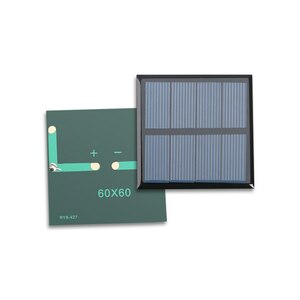 単結晶 ポリクリスタル ソーラーパネル 電池 バッテリー モジュール エポキシ ボード PET 発電 太陽光 2V 150mA 60x60mm