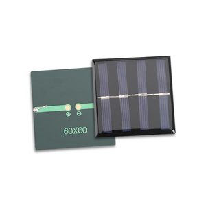 単結晶 ポリクリスタル ソーラーパネル 電池 バッテリー モジュール エポキシ ボード PET 発電 太陽光 2V 100mA 60x60mm