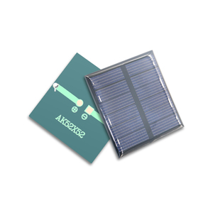 単結晶 ポリクリスタル ソーラーパネル 電池 バッテリー モジュール エポキシ ボード PET 発電 太陽光 3V 125mA 52x52mm