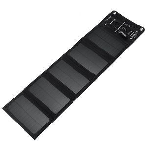 電力 折り畳み 太陽電池 充電器 5V 2A USB 出力 デバイス ポータブル ソーラーパネル スマホ ラップトップ タブレット 屋外 太陽光 20W