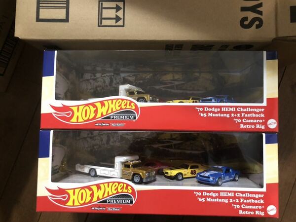 2セット 送料込 プレミアム コレクター セット ポニー ウォーズ ホットウィール hotwheels pony wars マッスルカー マスタング カマロ