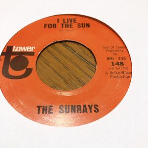 THE SUNRAYS / I Live for the Sun / Bye Baby Bye 7inch EP Murry Wilson Beach Boys