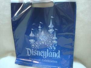【即決】海外　カリフォルニア　ディズニー 土産袋　ショップ袋 60周年　ダイアモンド