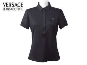  Versace jeans kchu-ruVJC VERSACE JEANS COUTURE B2H8D716 VJC embroidery with logo black lady's polo-shirt bell search 