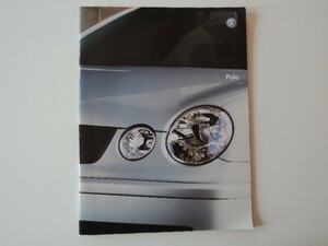 【カタログのみ】 VW ポロ 4代目 9N型 2003年 厚口38P カタログ フォルクスワーゲン 日本語版