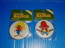 ☆LOONEY TUNES☆WB☆Speedy Gonzales☆Yosemite Sam☆ルーニーテューンズ☆スピーディー・ゴンザレス☆ヨセミテ・サム☆缶バッジ☆セット_画像1