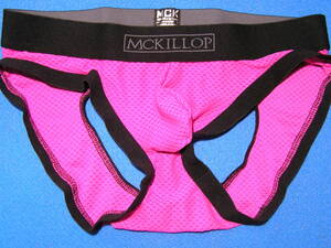 即決新品 McKillop Sexy Male Underwear Bulge Envy バックホール Brief- Glory Lycra ピンク色 現品表記サイズ　M