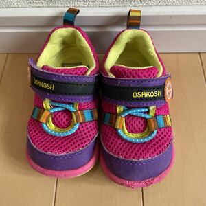  postage included OSH KOSH baby shoes colorful ... pink. sneakers shoes 12.5cm man and woman use mesh cloth free shipping 