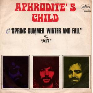 Aphrodite's Child 「Spring Summer Winter And Fall/ Air」イタリア盤EPレコード　 