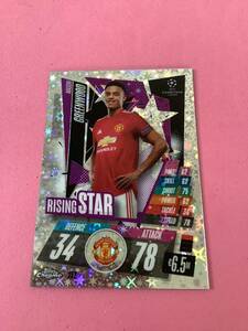 2020-21 TOPPS MATCH ATTAX CHROME Xfractor MANCHESTER UNITED MASON GREENWOOD