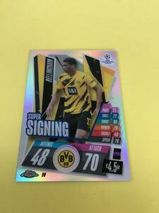 2020-21 TOPPS MATCH ATTAX CHROME Refractor Parallel BORUSSIA DORTMUND JUDE BELLINGHAM