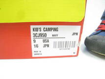 CONVERSE コンバース KID’S CAMPING スニーカー ネイビー×レッド キッズ サイズ16cm_画像7