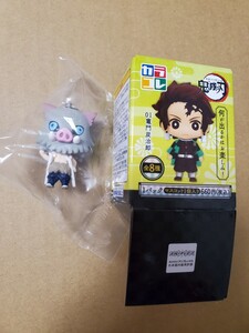 鬼滅の刃 カラコレ 嘴平伊之助 カニカン付彩色済マスコット 未開封