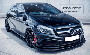  Mercedes Benz A Class W176 A45 AMG / sport previous term front lip spoiler for wing let / spats under diffuser 