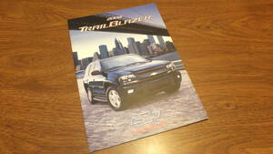 【CHEVY】2002 シボレートレイルブレーザー日本仕様カタログ　GM JAPAN CHEVY TRAIL BLAZER