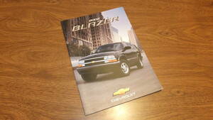 【CHEVY】2002 シボレーブレーザー日本仕様カタログ　GM JAPAN CHEVY BLAZER S-10　アクセサリーカタログ付き　EXPORT MODEL