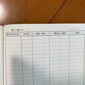 10年日記の付録サンプル