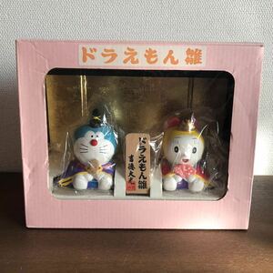  beautiful goods * Doraemon × gong mi*. virtue .. sama doll hinaningyo gong yaki. dorayaki Doraemon ..... ceramics doll peach. .. parent sphere decoration 