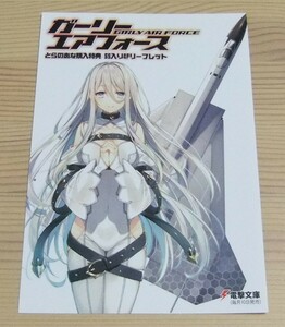 【未使用】ガーリー・エアフォース XII とらのあな 購入特典 書き下ろし SS入り 4Pリーフレット 夏海公司 遠坂あさぎ 12巻