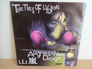 アナログレコード■山嵐/AGRESSIVE DOGS 3曲収録■収録曲 LOOP/SETTLEMENT/LYCAON■EP盤 7インチレコード