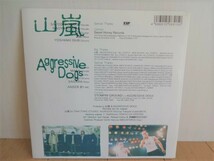 アナログレコード■山嵐/AGRESSIVE DOGS 3曲収録■収録曲 LOOP/SETTLEMENT/LYCAON■EP盤 7インチレコード_画像2