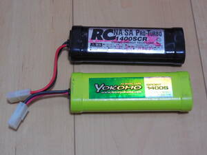 1-493 YOKOMO 1400S NASA 1400SCR 7.2V NI-CDバッテリー 