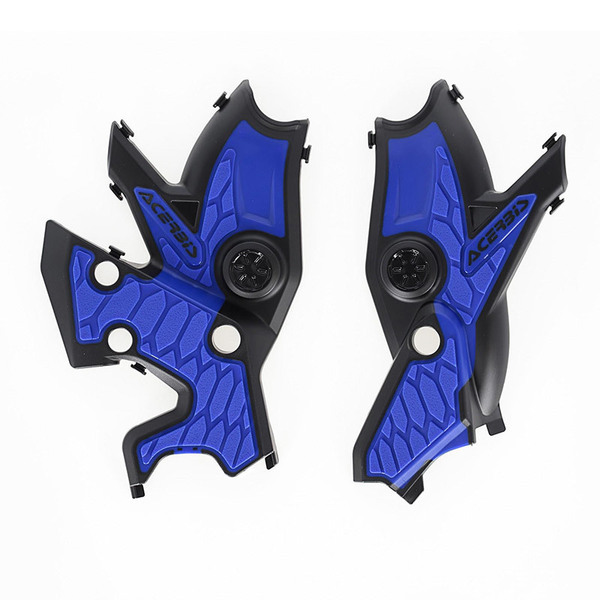 [Acerbis] X-Grip フレームガード（ブラック/ブルー）TENERE700用